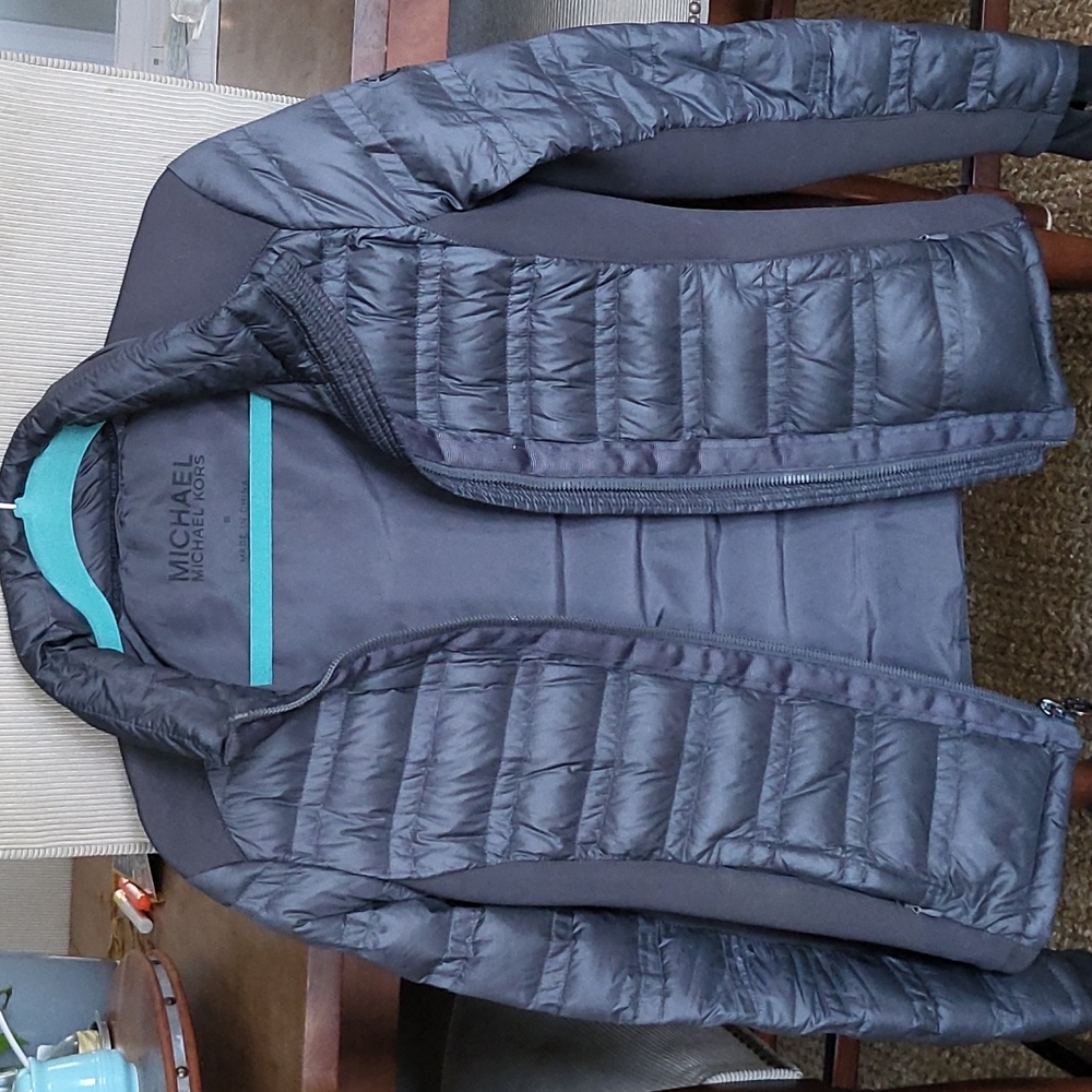Michael Kors puffer (down)with stretch side panels, Winter Jacket, small, womens